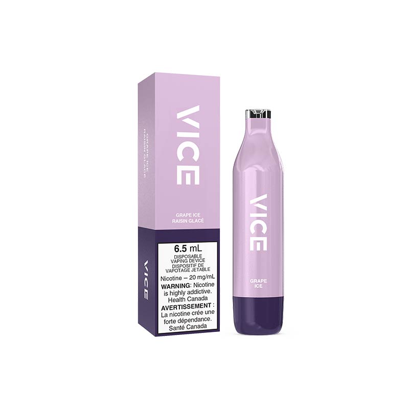 VICE 2500 Puffs Disposable - Grape Ice - Bay Vape