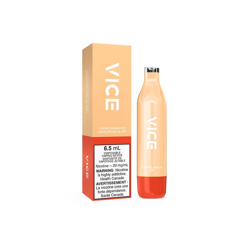 VICE 2500 Puffs Disposable - Lychee Peach Ice - Bay Vape