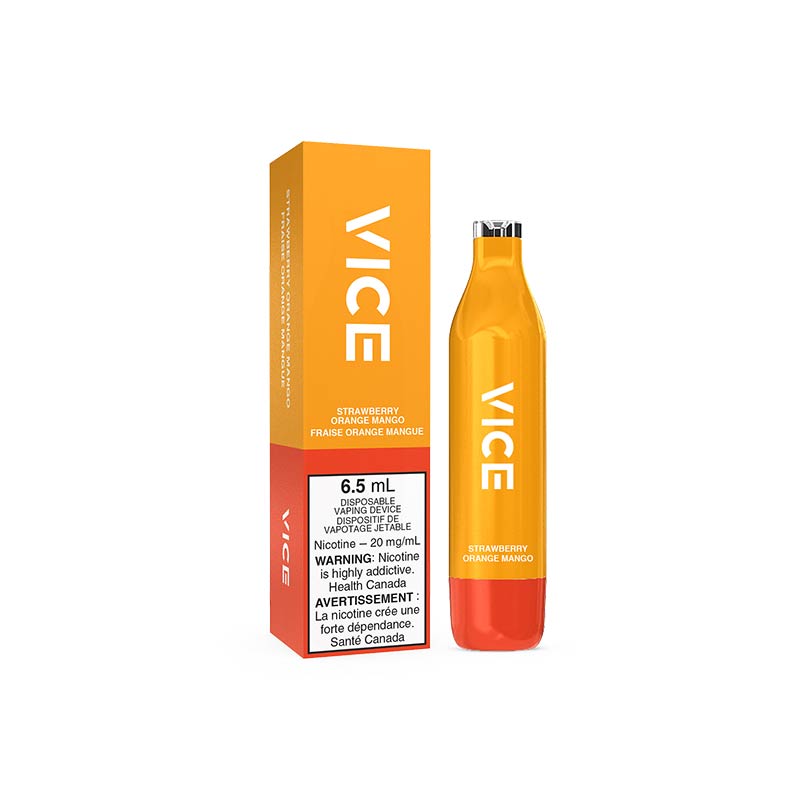 VICE 2500 Puffs Disposable - Strawberry Orange Mango - Bay Vape