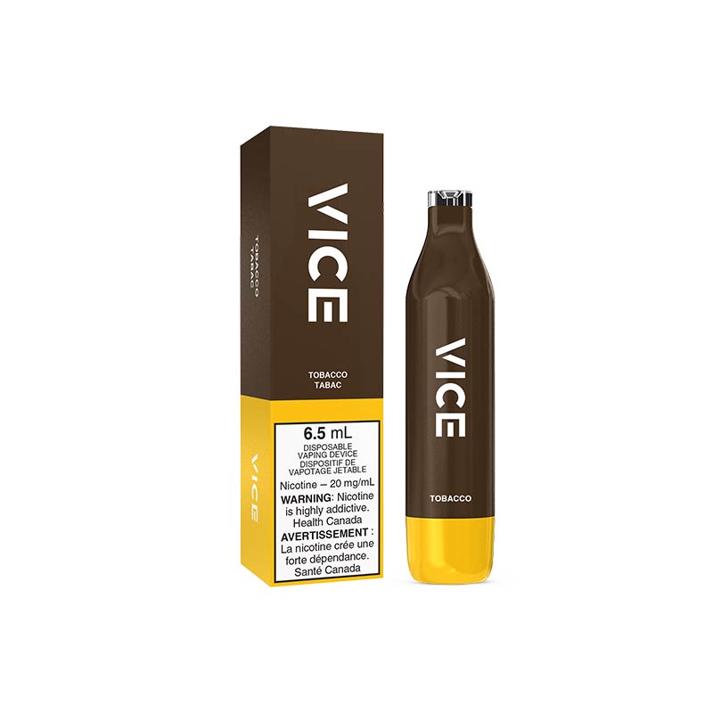 VICE 2500 Puffs Disposable - Tobacco - Bay Vape Canada