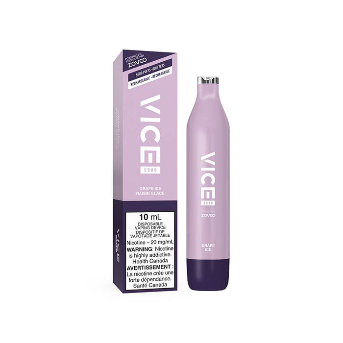 VICE 5500 Puffs Disposable - Grape Ice
