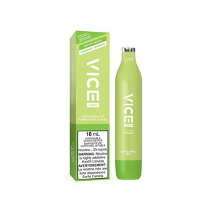VICE 5500 Puffs Disposable - Green Apple Ice - Bay Vape