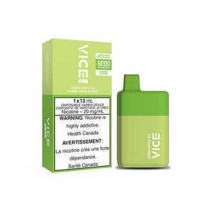 VICE BOX 6000 Puffs Disposable - Green Apple Ice - Bay Vape
