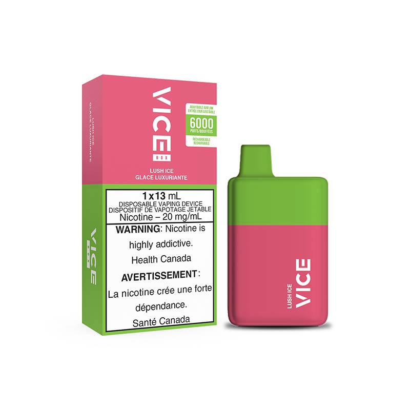 VICE BOX 6000 Puffs Disposable - Lush Ice - Bay Vape Canada