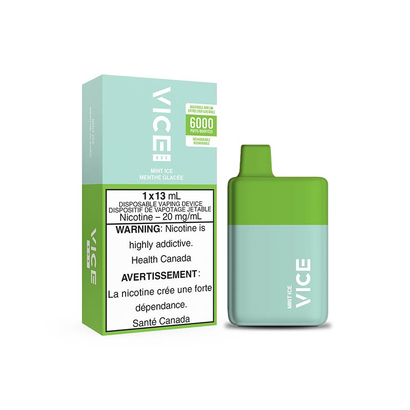 VICE BOX 6000 Puffs Disposable - Mint Ice - Bay Vape