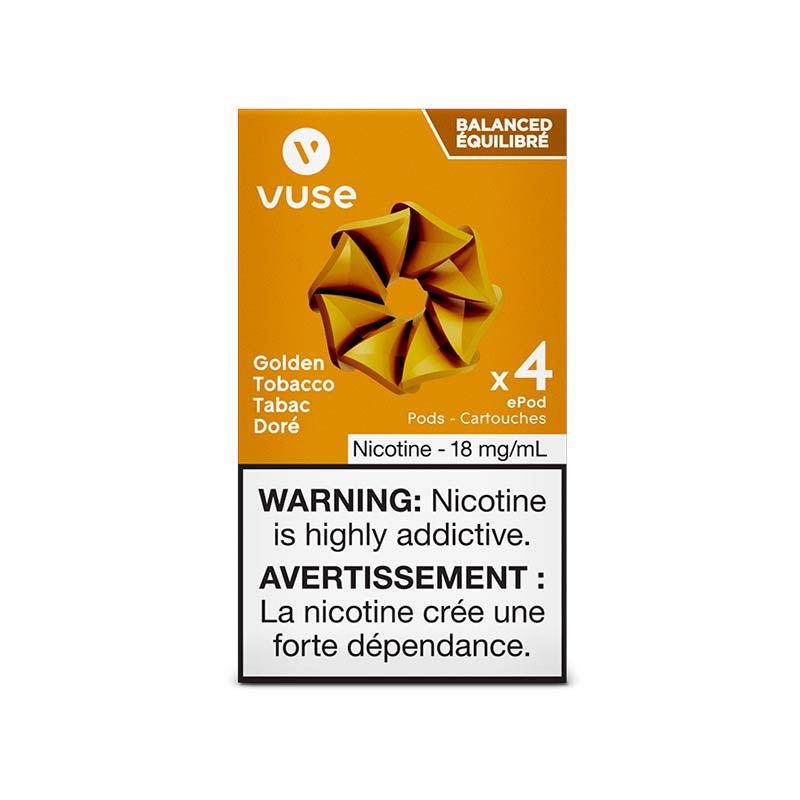 VUSE ePod Replacement Pods - Golden Tobacco (4 pack)
