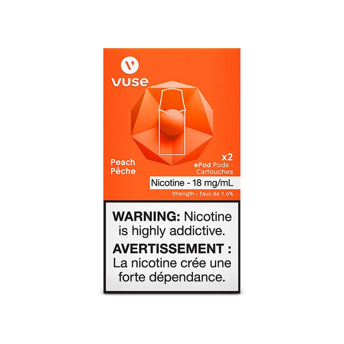 VUSE ePod Replacement Pods - Peach