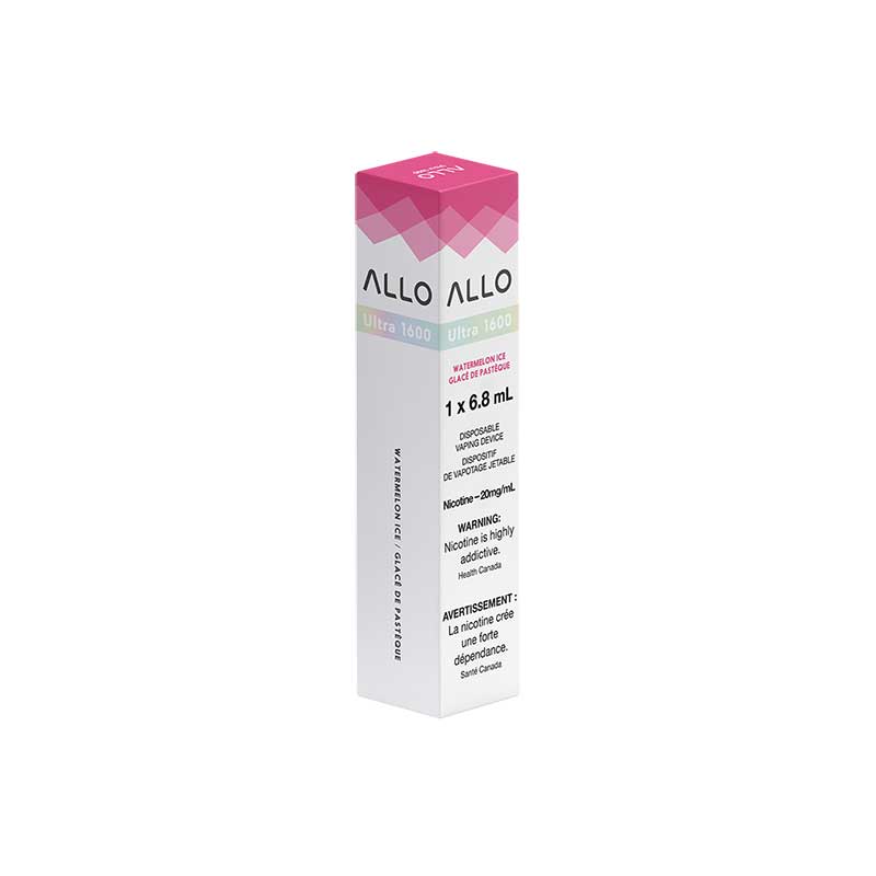 ALLO Ultra 1600 Disposable Vape - Watermelon Ice - Bay Vape Canada