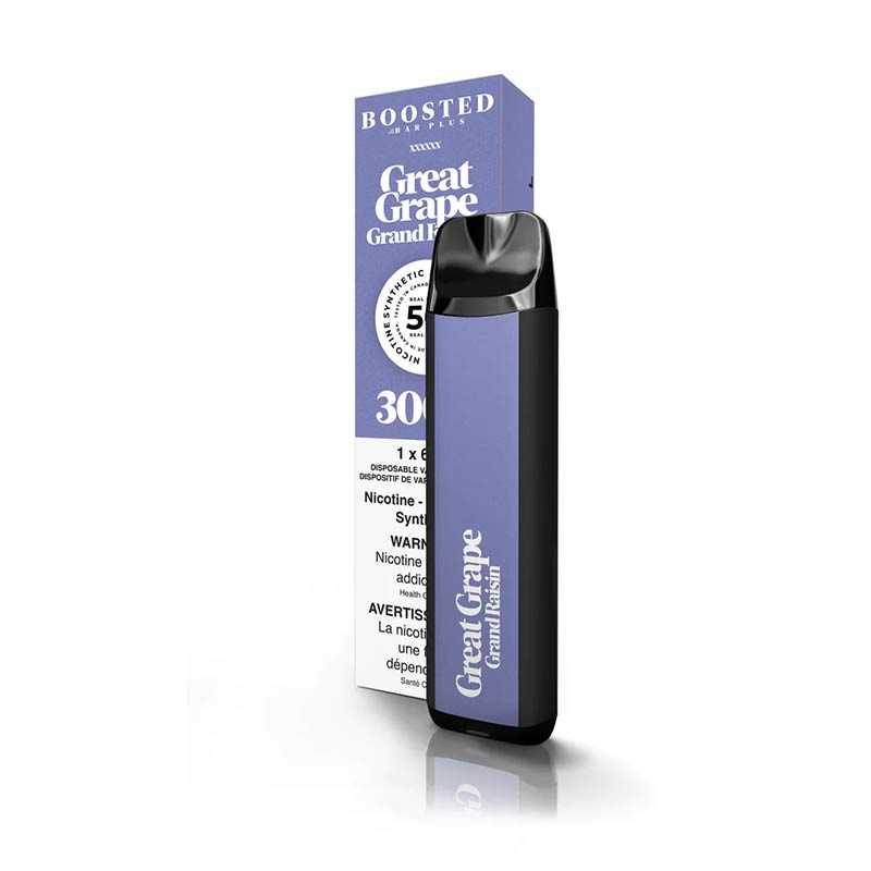 Boosted Bar Plus 3000 Puffs Disposable - Great Grape