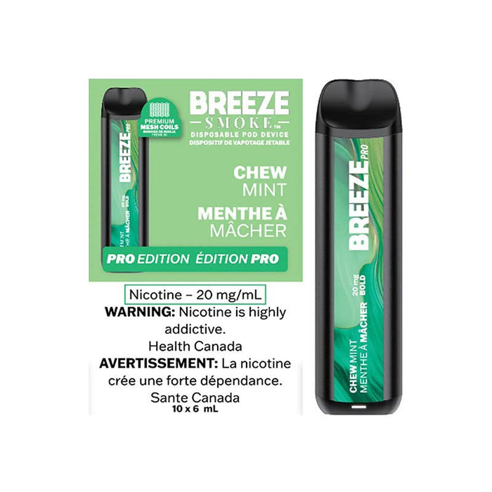 Breeze Pro Disposable Vape - Chew Mint