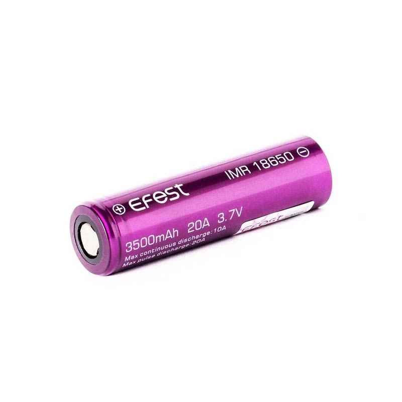 Efest IMR 18650 3500mAh 20A Flat Top Battery - Bay Vape Canada