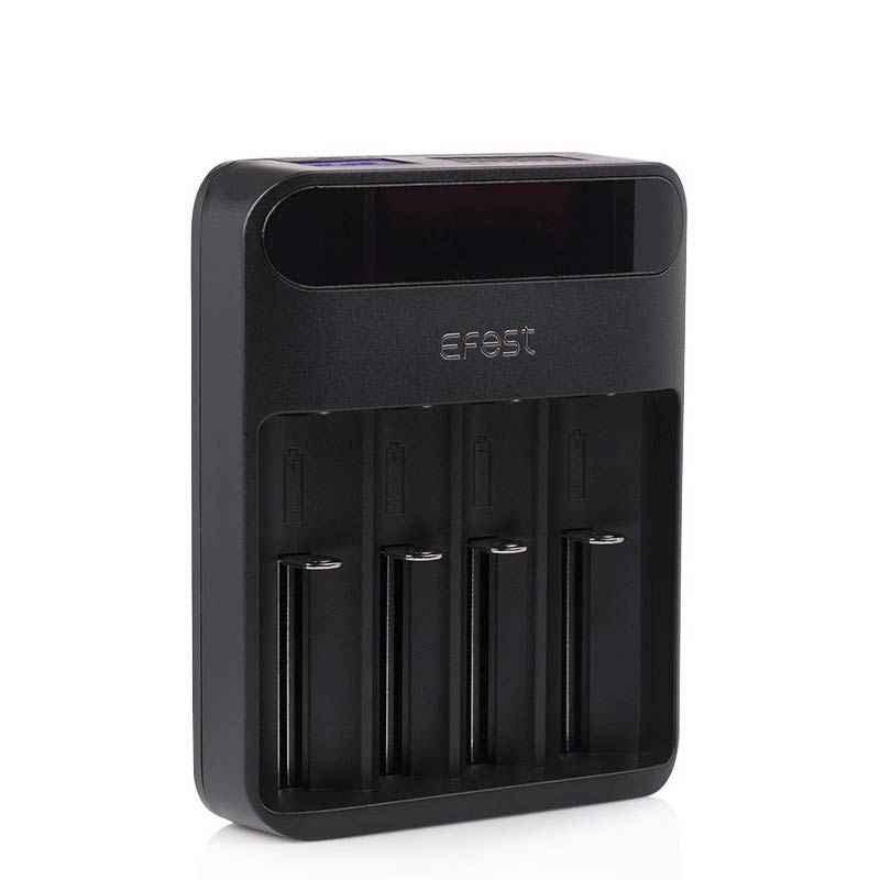 Efest Lush Q4 4-Bay Intelligent LED Battery Charger - Bay Vape Canada