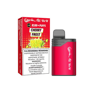 Genie Air Wow 8100 Puffs Disposable Vape - Cherry Frost