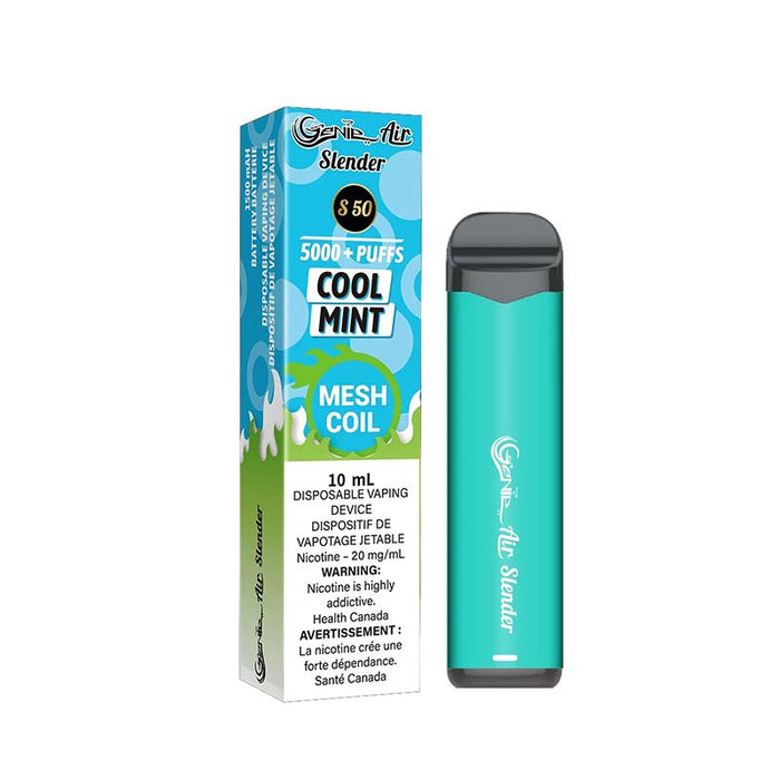 Genie Air Slender 5000 Puffs Disposable Vape - Cool Mint