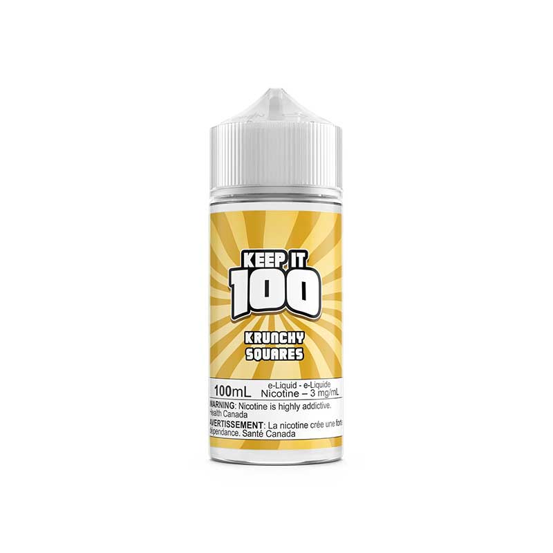 Krunchy Squares by Keep It 100 E-Juice 100mL - Bay Vape Canada