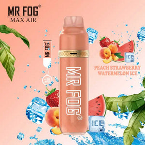 MR FOG Max Air 2500 Puffs Disposable Vape - Peach Strawberry Watermelon Ice - Bay Vape