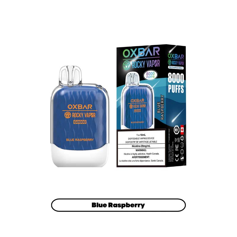 OXBAR G8000 Disposable - Blue Raspberry - Bay Vape Canada