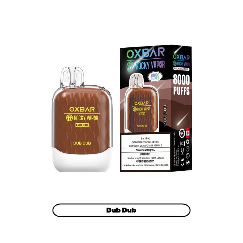 OXBAR G8000 Disposable - Dub Dub - Bay Vape Canada