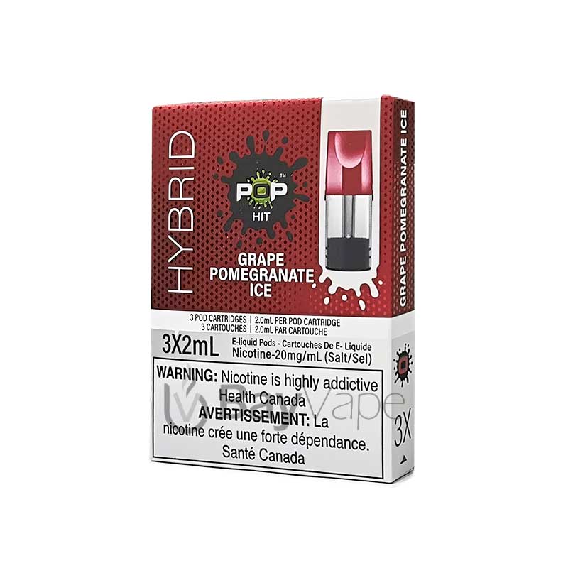 POP Pods Hybrid - S Compatible - Grape Pomegranate Ice - Bay Vape Canada