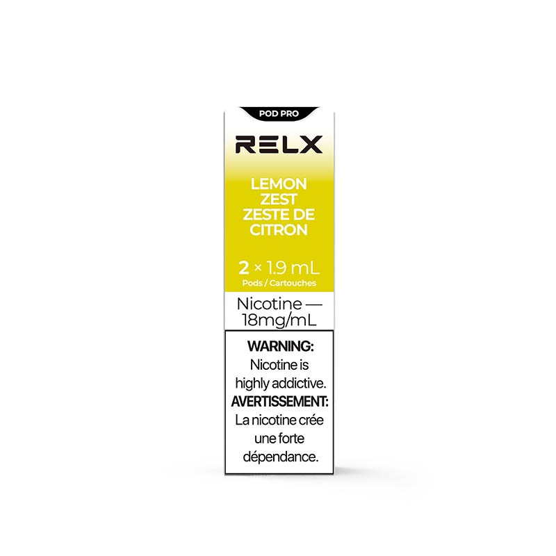 RELX Pod Pro - Zeste de Citron (Paquet de 2)