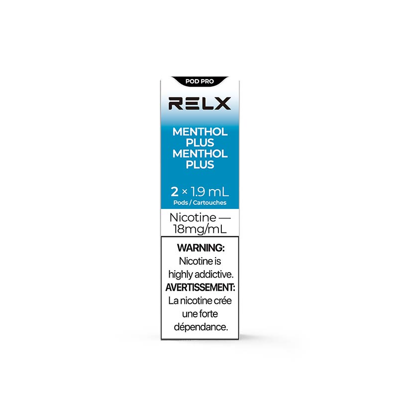 RELX Pod Pro - Menthol Plus (Paquet de 2)