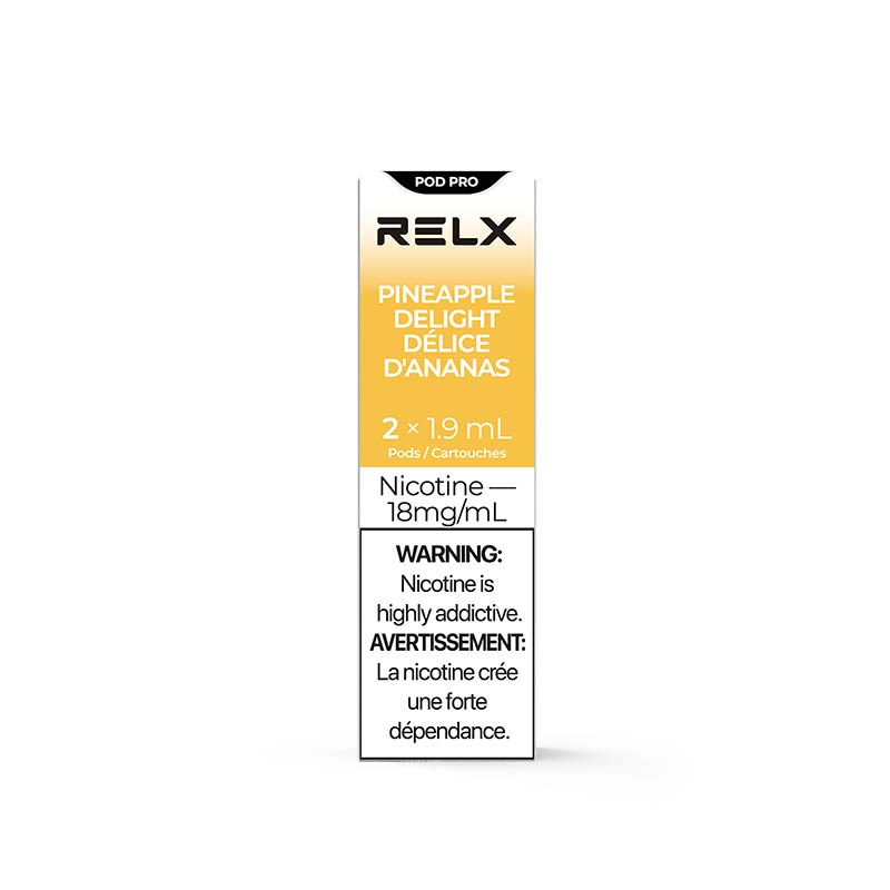 RELX Pod Pro - Délice d'ananas (Hawaiian Sunshine, paquet de 2)