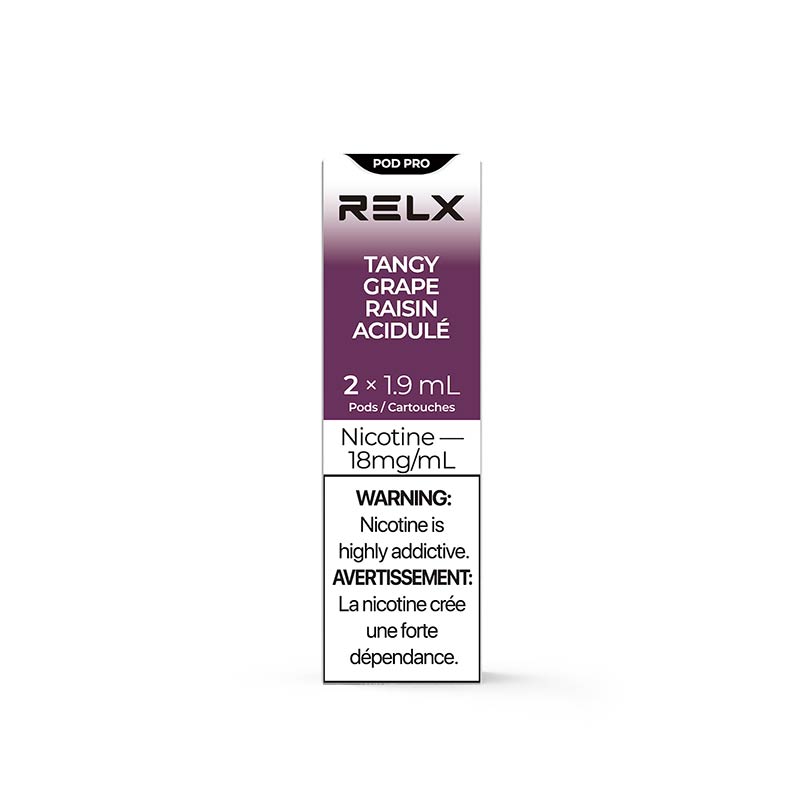 RELX Pod Pro - Tangy Grape (Tangy Purple, 2 Pack)