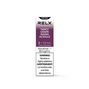 RELX Pod Pro - Tangy Grape (Tangy Purple, 2 Pack)