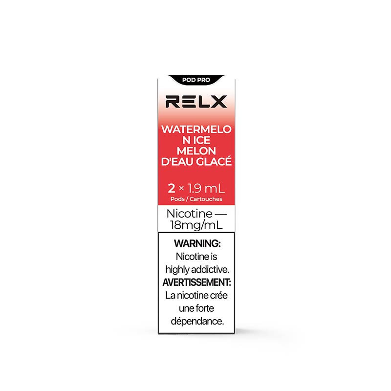 RELX Pod Pro - Glace à la pastèque (Rouge frais, paquet de 2)