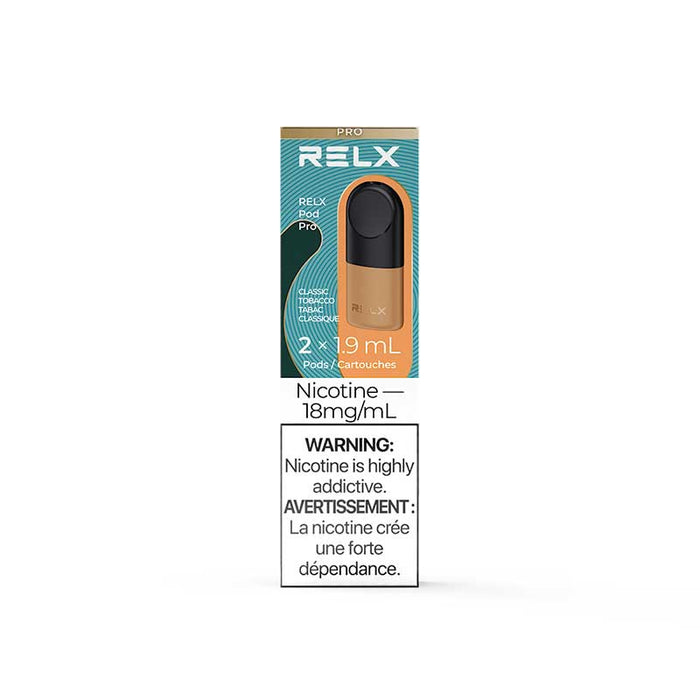 RELX Pod Pro - Tabac Classique (Paquet de 2)