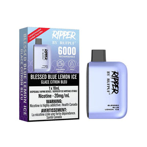 Ripper by RUFPUF 6000 Disposable - Blessed Blue Lemon Ice