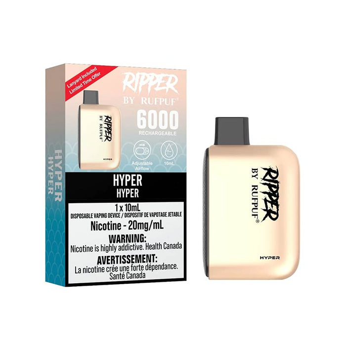 Ripper by RUFPUF 6000 Disposable - Hyper Ice