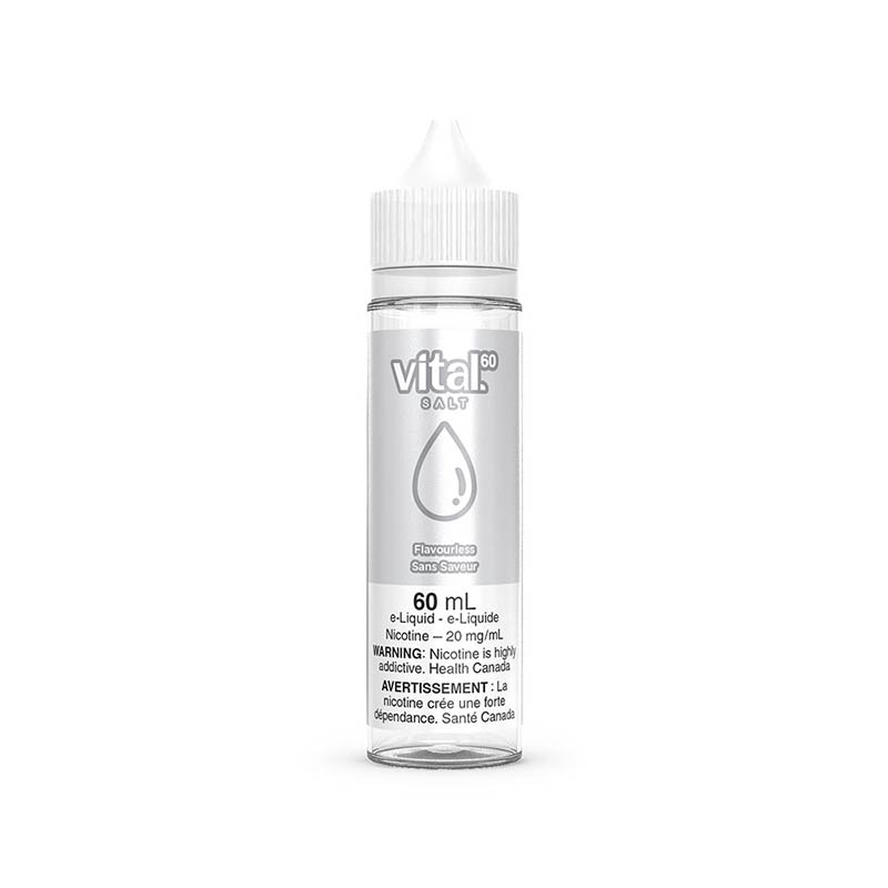 Flavourless By Vital 60 Salt Juice - Bay Vape Canada