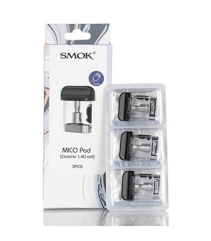 SMOK Mico Replacement Pods (3 Pack) - Bay Vape