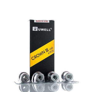 Uwell Crown 3 Replacement Coils (4 Pack) - Bay Vape
