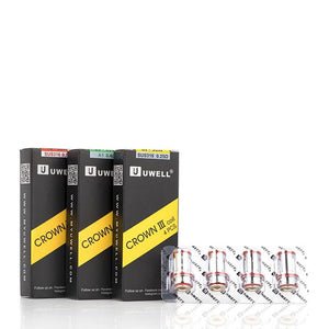 Uwell Crown 3 Replacement Coils (4 Pack) - Bay Vape