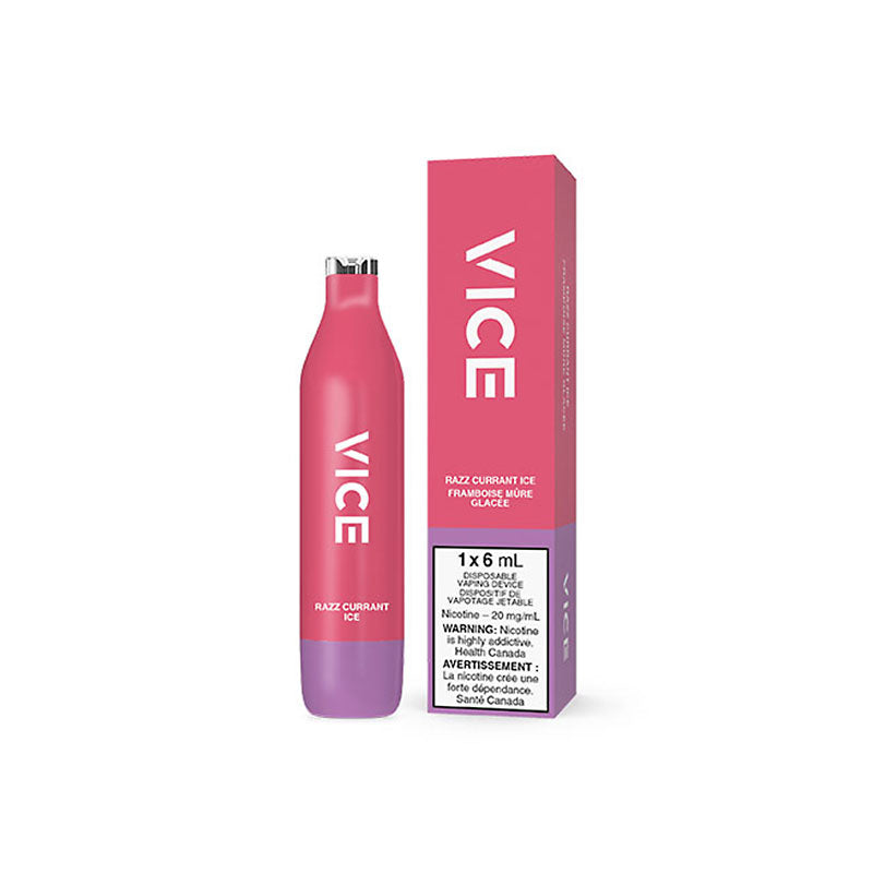 VICE 2500 Puffs Disposable - Razz Currant Ice