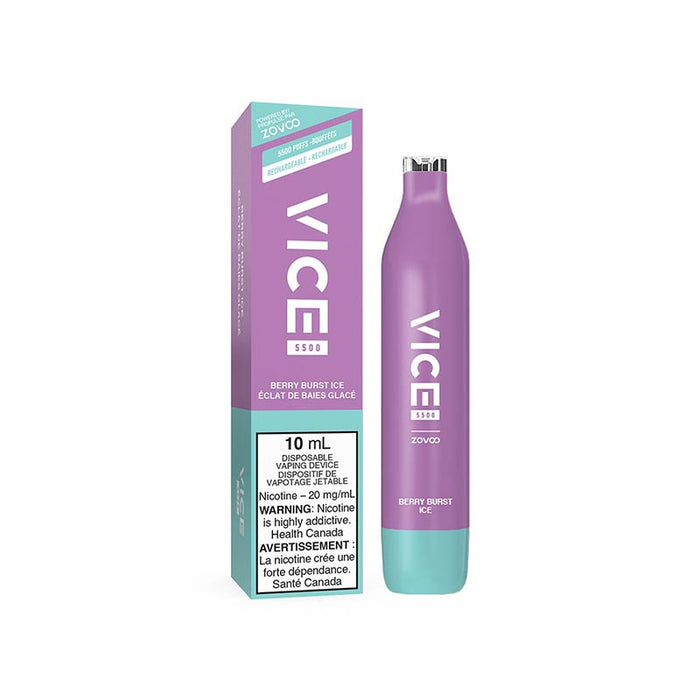 VICE 5500 Puffs jetables - Berry Burst Ice