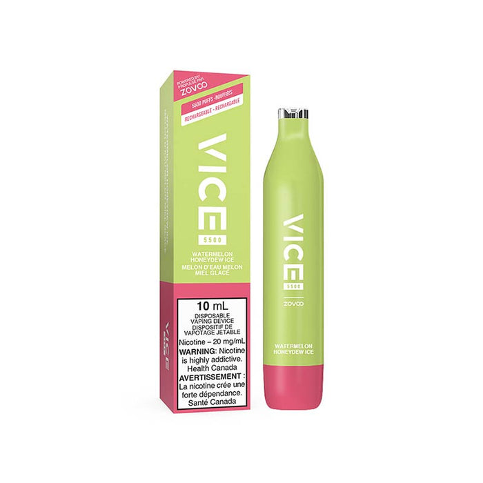 VICE 5500 Puffs Disposable - Watermelon Honeydew Ice
