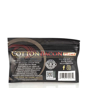 Wick 'N' Vape Organic Cotton Bacon Prime - Bay Vape