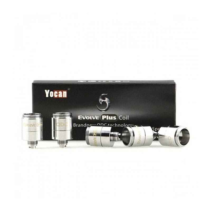 Yocan Evolve Plus Quartz Dual Coil (5 Pack) - Bay Vape Canada
