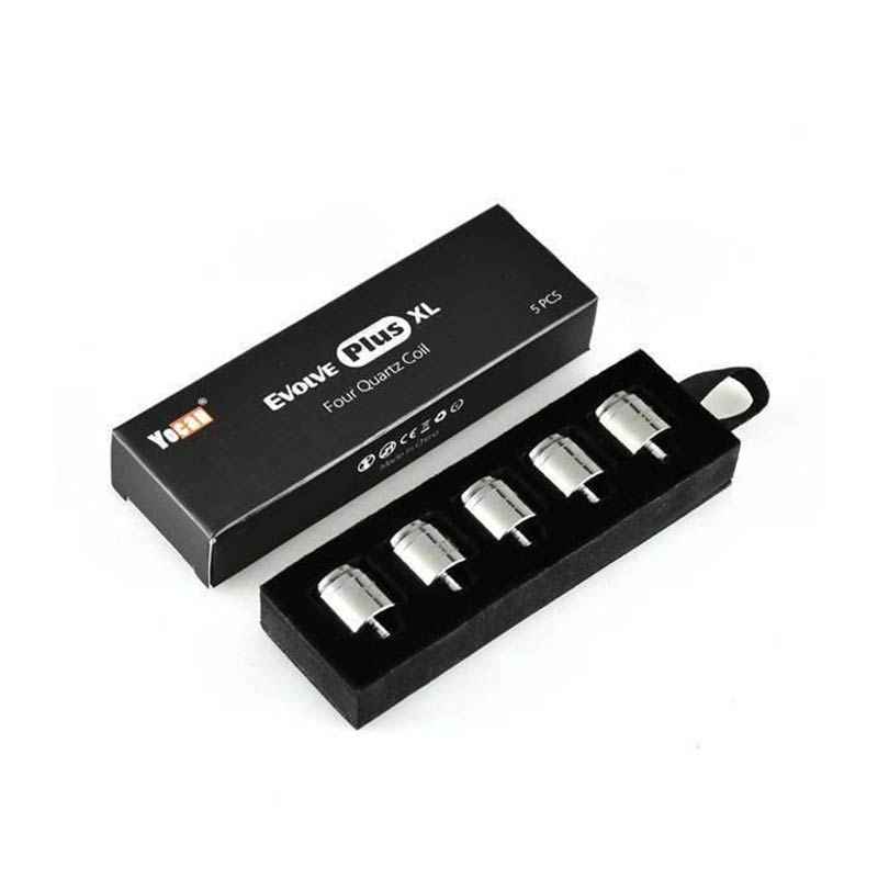 Yocan Evolve Plus XL Replacement Quartz Quad Coil (5 Pack) - Bay Vape Canada