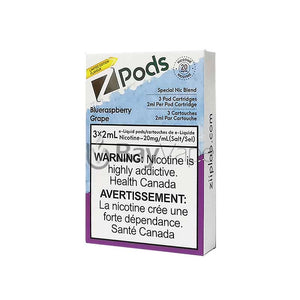 Z Pods Limited Edition - Blue Raspberry Grape - Bay Vape